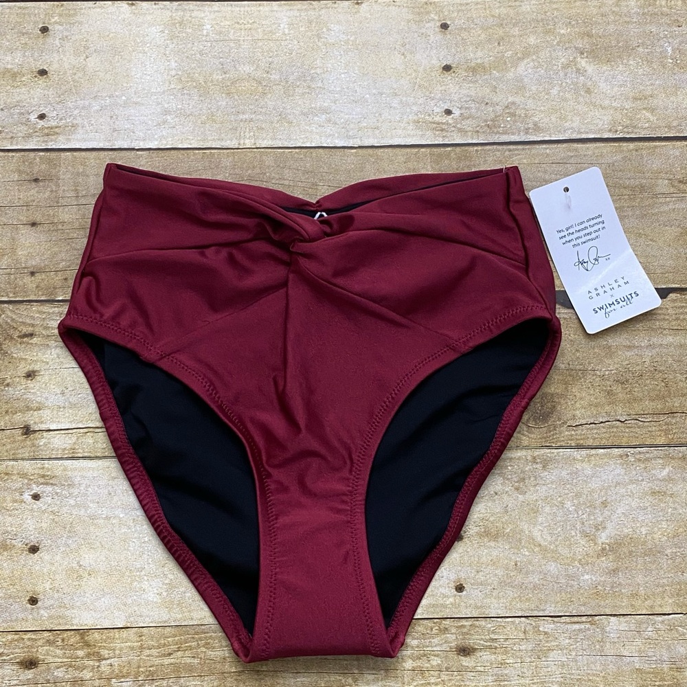 NWT Ashley Graham x SwimSuitsForAll high waisted